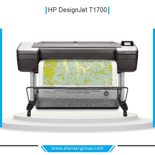 HP DesignJet T1700 ماكينة لوحات هندسية الوان - جديدة
