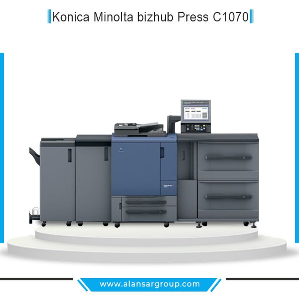 Konica Minolta bizhub Press C1070 ماكينة طباعة ديجيتال ألوان استعمال الخارج