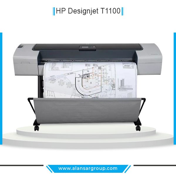 HP Designjet T1100 ماكينة لوحات هندسية الوان استيراد استعمال الخارج