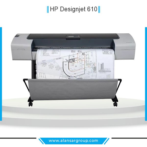 HP Designjet 610 ماكينة لوحات هندسية الوان استيراد استعمال الخارج
