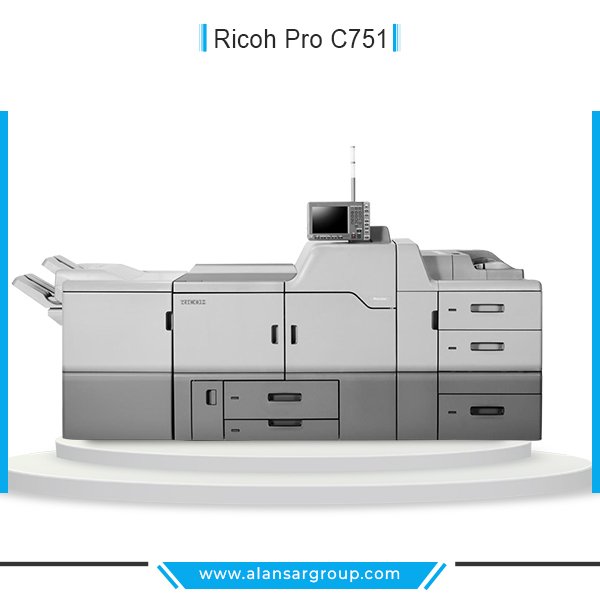 Ricoh Pro C751 ماكينة طباعة ديجيتال الوان -استيراد استعمال الخارج