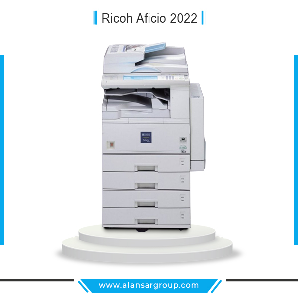 Ricoh Aficio 2022 ماكينة تصوير مستندات ابيض واسود استيراد استعمال الخارج