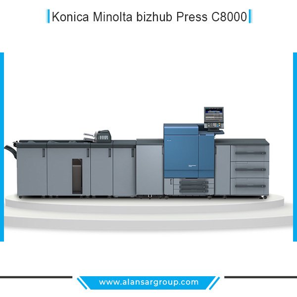Konica Minolta bizhub Press C8000 ماكينة طباعة ديجيتال الوان استيراد استعمال الخارج
