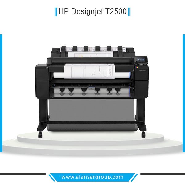 HP Designjet T2500 ماكينة لوحات هندسية ألوان استيراد استعمال الخارج