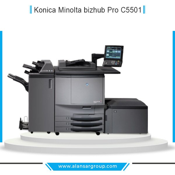 Konica Minolta bizhub PRO C5501 Production ماكينة طباعة ديجيتال ألوان استعمال الخارج 
